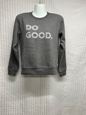 cotopaxi Gray 'DO GOOD.' Crewneck Sweatshirt
